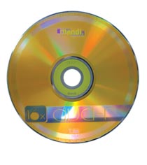 Mendi DVD-R 16X (120min/4.7GB) Gold 10 pcs cake box