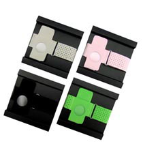 Mendi® i-pod Armband - black, grey, green, pink